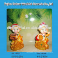 Monkey series christmas hanging ornament with snowflake design